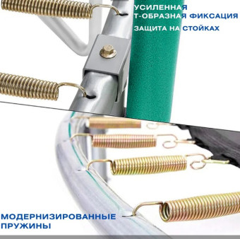 Батут PERFETTO SPORT PREMIUM STRONG 8 (диаметр 2,4м, зеленый)