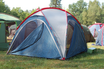 Тент-шатер CANADIAN CAMPER Space One (синий)