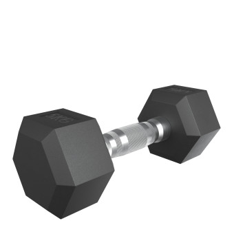 Гантели гексагональные обрезиненные UNIX Fit (5 кг, 2 шт)