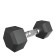 Гантели гексагональные обрезиненные UNIX Fit (5 кг, 2 шт)