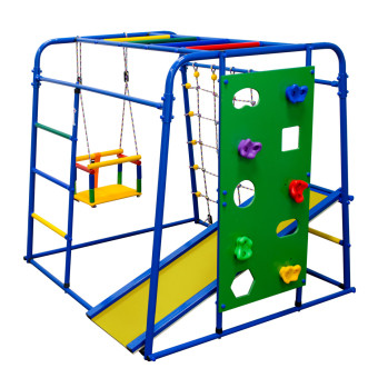 Детский спортивный комплекс Формула здоровья Start baby 2 Плюс (синий-радуга)