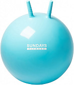 Фитбол с рожками Sundays Fitness IR97401A-55 (голубой)