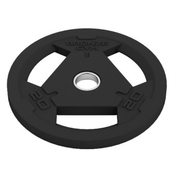 Диск олимпийский BRONZE GYM обрезиненный (20 кг)
