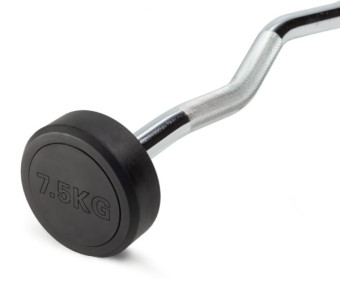 Штанга неразборная с изогнутым грифом VictoryFit VF-DX5075 (7.5 кг)