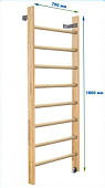 Шведская стенка Dinamika ZSO-000069, 180х70 см (щит.сосна)