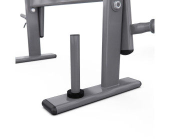 Скамья со стойками под штангу с партой для бицепса DFC D703 PRO