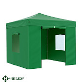 Тент-шатер быстросборный Helex 24331 3x3х3м полиэстер (зеленый)