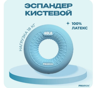 Эспандер кистевой PROIRON ЭК18 (синий)