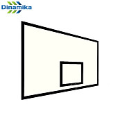 Баскетбольный щит Dinamika ZSO-002097, фанера (черная разметка)