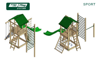 Детский городок Start Line Play SPORT стандарт (green)