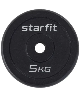 Диск для штанги Starfit BB-204 d26мм (5кг)