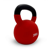 Гиря UNIX Fit виниловая 28 кг (красный)