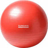 Фитбол гладкий Sundays Fitness IR97403 (75см, красный)