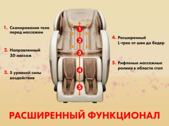 Массажное кресло FUJIMO QI (шампань)