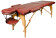 Массажный стол Atlas Sport складной 2-с деревянный 70 см. + сумка (бургунди)