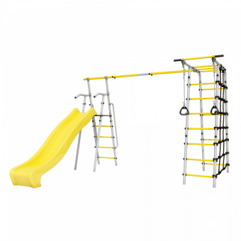 Дачный комплекс Romana Богатырь Плюс 2 MAX, без качелей, 103.12.07 (серый-жёлтый)