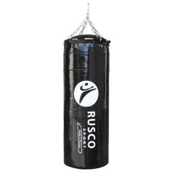 Мешок боксерский RuscoSport, Вес 28 кг. 90см, d35 черный