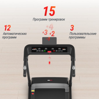 Беговая дорожка UNIX Fit Hi-tech S1 (черный)