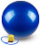 Мяч гимнастический фитбол Atlas Sport с насосом 65 см (синий)