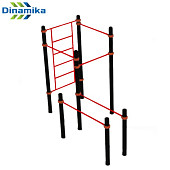 Шведская стенка с турниками и брусьями Dinamika ZSO-001990, профиль 108