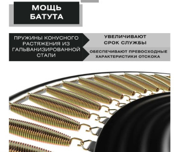 Батут PERFETTO SPORT ACTIVITY 6 (диаметр 1,8 м синий)