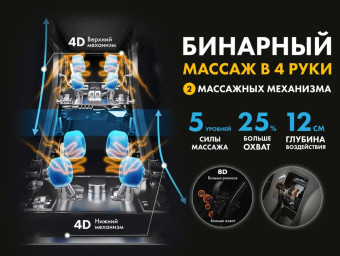 Массажное кресло FUJIMO EXCELSIOR F900 (коричневый)