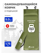 Самонадувающийся коврик RSP Sunny 50 (оливково-зеленый)