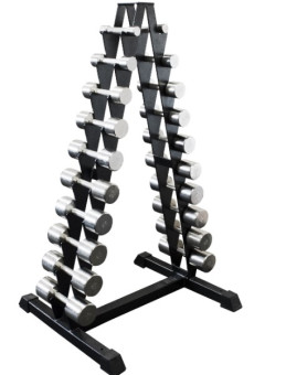 Гантель неразборная BARBELL "фитнесс" (2 кг, хром)