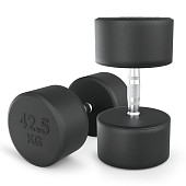 Гантели круглые обрезиненные UNIX Fit PRO (42.5 кг, 2 шт)