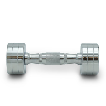 Гантели UNIX Fit PRO круглые, хромированные (3 кг, 2 шт)