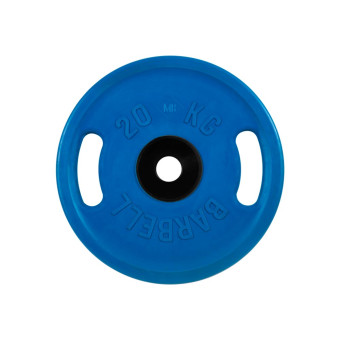 Диск олимпийский Barbell с ручками d51 мм (цветной, 20 кг)
