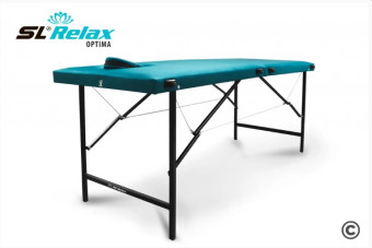 Массажный стол Start Line Relax optima (бирюзовая кожа)
