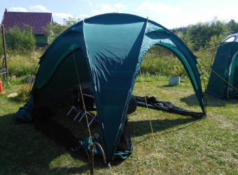 Тент-шатер CANADIAN CAMPER Space One (зеленый)