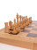 Шахматы складные Woodgames Дуб, 45мм с утяж. фиг.