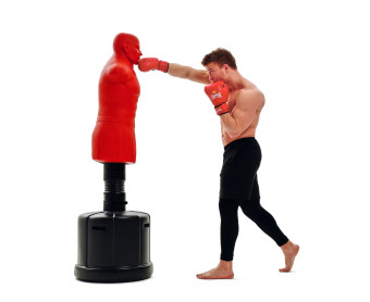 Манекен DFC Boxing Punching Man-Heavy TLS-AR (красный)