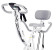 Велотренажер DFC X-Bike DavCreator Max (бело-серый)