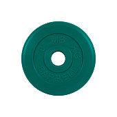 Диск обрезиненный "Barbell" d 51 мм (цветной, 10 кг)