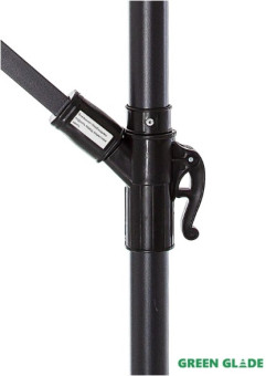 Зонт садовый Green Glade 8013 с LED подсветкой на солнечной батарее