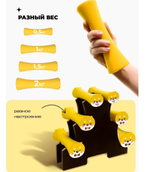 Гантели силиконовые PROIRON Г2015СИ (2 шт по 1.5 кг)