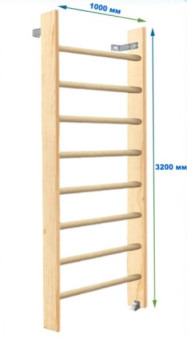 Шведская стенка Dinamika ZSO-000057, 320х100 см (массив.сосна)