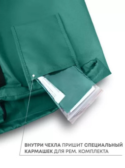 Самонадувающийся коврик RSP Velour 50 (зелёный)