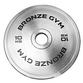 Диск олимпийский BRONZE GYM стальной (10 кг)