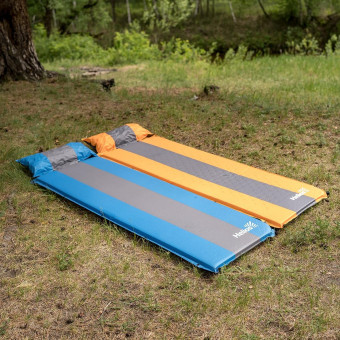 Коврик самонадувающийся с самонадувающейся подушкой Helios HS-004P