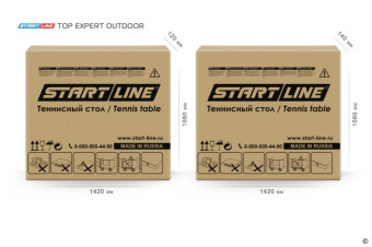 Стол теннисный Start Line Top Expert 6 Всепогодный (Черный)