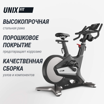 Велотренажер Спин-байк UNIX Fit SB-990 PRO (черный)