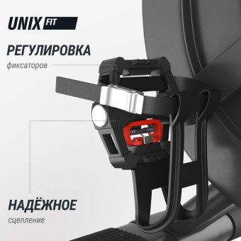 Велотренажер Спин-байк UNIX Fit SB-1100 PRO (черный с красным)