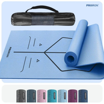 Коврик для йоги и фитнеса PROIRON К1736104Г (голубой)