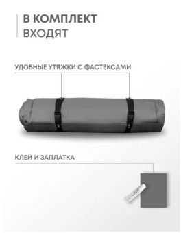 Самонадувающийся коврик RSP Sunny 50 Double (серый)