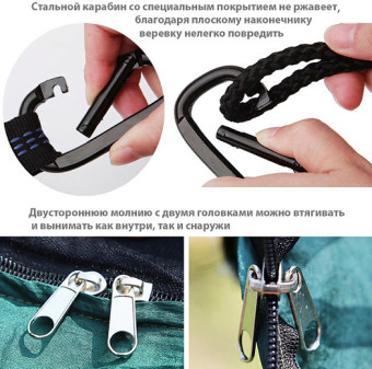 Гамак Sundays С москитной сеткой / OG1320FN (розовый/синий)