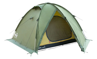 Палатка Экспедиционная Tramp Rock 3 (V2) Green